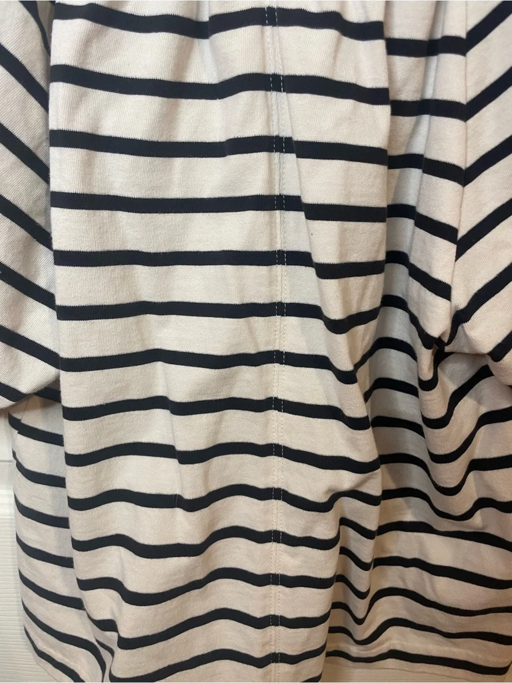 J Crew Mariner Cloth Puff Sleeve Top in Stripes Size Medium